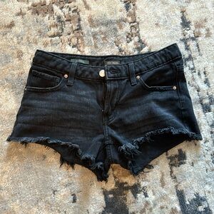 Black Jean shorts